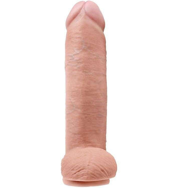 Dildo Realistico King Cock con Vena Dettagliata e Base a Ventosa